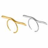 Minimalistische Gouden Tak Ring