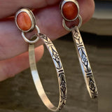 Vintage Onyx Boho Chic Oorbellen