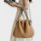 Mahaut – Sac cabas bohème tissé