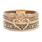 Boho Multilaags Leren Armband