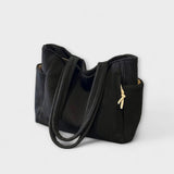 Clotilde – Sac cabas côtelé à cordon