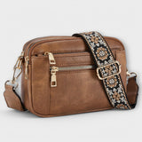 Blanche – Sac rétro à sangle bohème