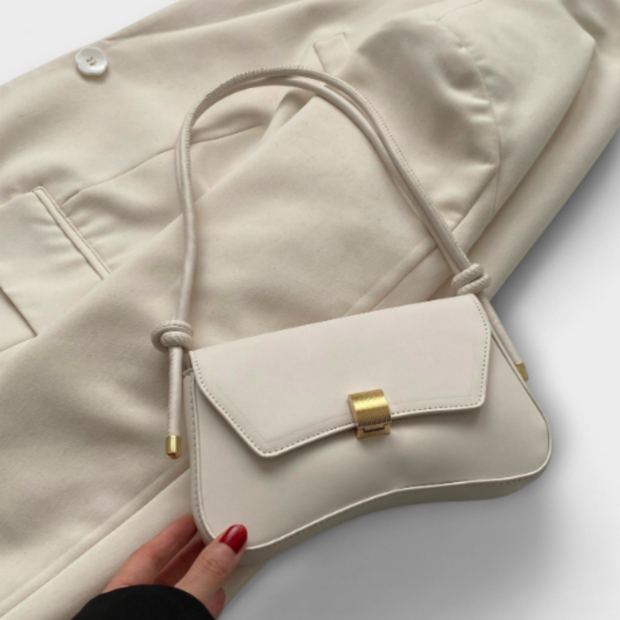 Cerise – Petit sac à rabat vintage