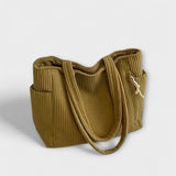 Clotilde – Sac cabas côtelé à cordon