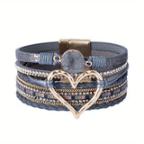 Boho Multilaags Leren Armband