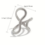 Chique Ring met Asymmetrische Golf