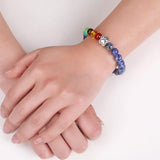 Herinneringsarmband Regenboogbrug – Cadeau met 7 Chakra Parels ter Herinnering aan een Huisdier