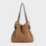 Mahaut – Sac cabas bohème tissé