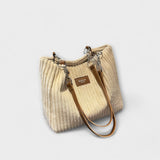 Hélène – Sac porté épaule en velours côtelé