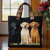 Sac à main artisanal – Trois labradors