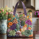 Sac à main artisanal – Jardin de succulentes