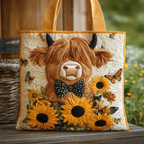 Sac à main matelassé – Vache des Highlands