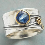 Blauwe Nacht™ Ring – Klassieke Glans