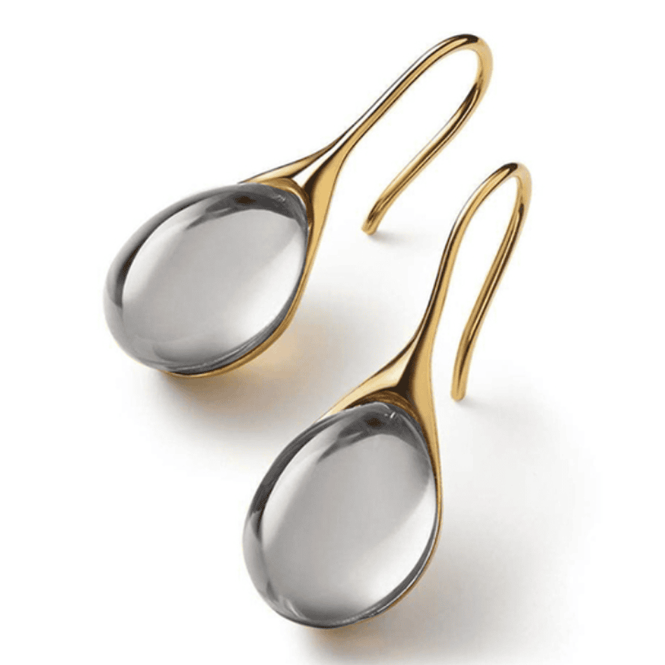 Minimalistische Kristallen Dangle Oorbellen