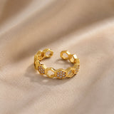 Verona Link Chain Verstelbare Ring