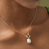 Elegante Ketting met Gouden Parels