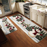 Nathalie - Tapis de cuisine Joie de Décembre (lot de 2)