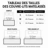 Chloé - Couvre-lit matelassé Teckel