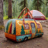 Sac de Voyage Matelassé - Camping-car en Forêt