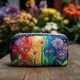 Madeleine - Trousse de toilette matelassée Forêt Rétro