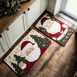 Constance - Tapis de cuisine Rêve de Noël Givré (lot de 2)