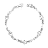 Zilveren Armband in Beperkte Editie met Charm in de Vorm van een Hondenpoot en Bot