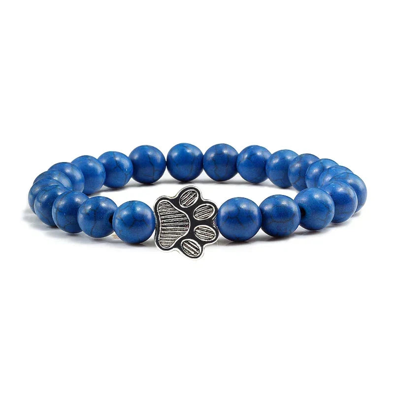 Armband met Pootjes van Kralen – Ontwerp in Natuurlijke Steen
