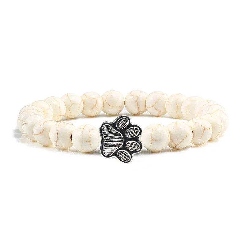 Armband met Pootjes van Kralen – Ontwerp in Natuurlijke Steen
