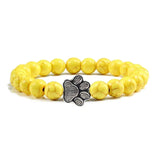 Armband met Pootjes van Kralen – Ontwerp in Natuurlijke Steen