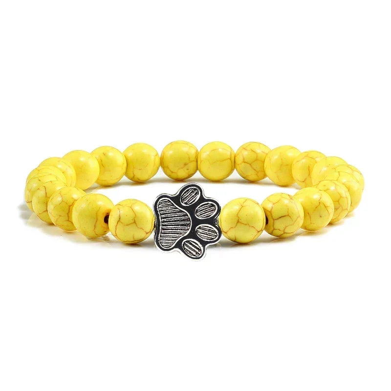 Armband met Pootjes van Kralen – Ontwerp in Natuurlijke Steen