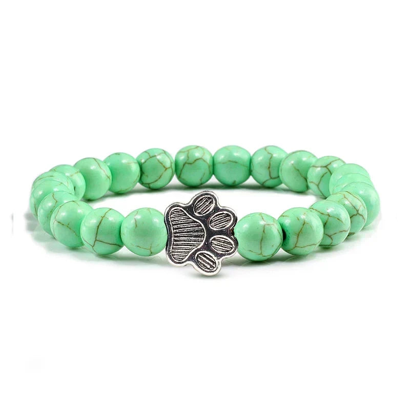 Armband met Pootjes van Kralen – Ontwerp in Natuurlijke Steen