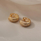 Tijdloze Cubic Zirconia Oorbellen