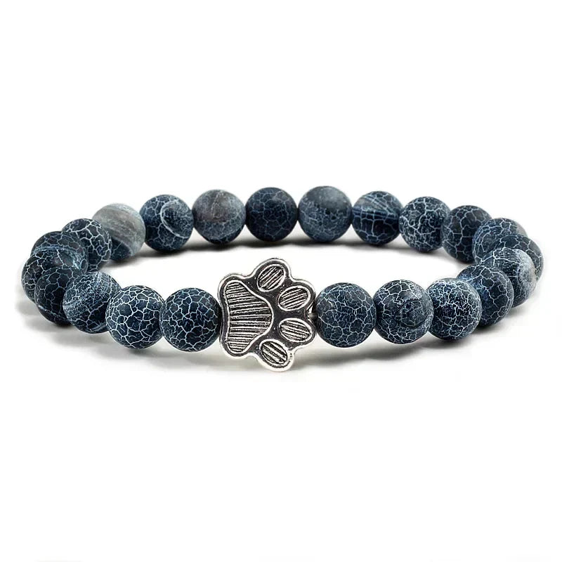Armband met Pootjes van Kralen – Ontwerp in Natuurlijke Steen