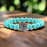 Armband met Pootjes van Kralen – Ontwerp in Natuurlijke Steen