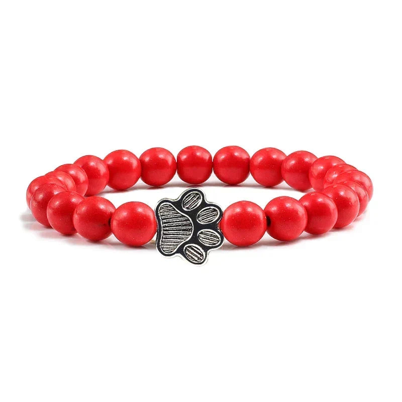 Armband met Pootjes van Kralen – Ontwerp in Natuurlijke Steen
