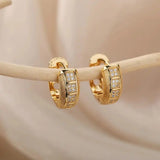 Tijdloze Cubic Zirconia Oorbellen