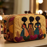 Ophélie - Trousse de toilette matelassée Cœurs de l'Amitié