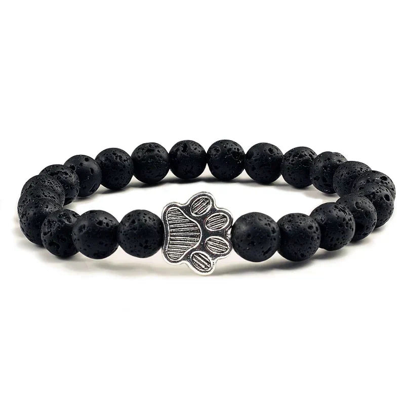 Armband met Pootjes van Kralen – Ontwerp in Natuurlijke Steen
