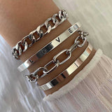 Set Bracciali Élan Mercer in Witgoud
