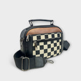 Sylviane – Sac à motif damier