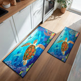 Audrey - Tapis de cuisine Voyageur des Océans (lot de 2)