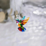 Prachtige Colibri-vormige Ketting met Bonus Oorbellen – Tijdelijke Aanbieding
