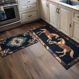 Anouk - Tapis de cuisine Esprit Ancestral (lot de 2)