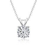 Exclusieve Sterling Zilveren Ketting met Moissanite