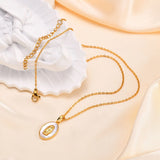 Ketting met Ovale Hangertje van de Maagd in Goud