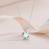 Exclusieve Sterling Zilveren Ketting met Moissanite
