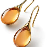 Minimalistische Kristallen Dangle Oorbellen