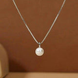 Tijdloze Parel Hanger Ketting