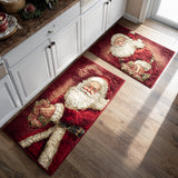 Perrine - Tapis de cuisine Rêves du Père Noël (lot de 2)