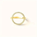 Ronde Cubic Zirconia Ring
